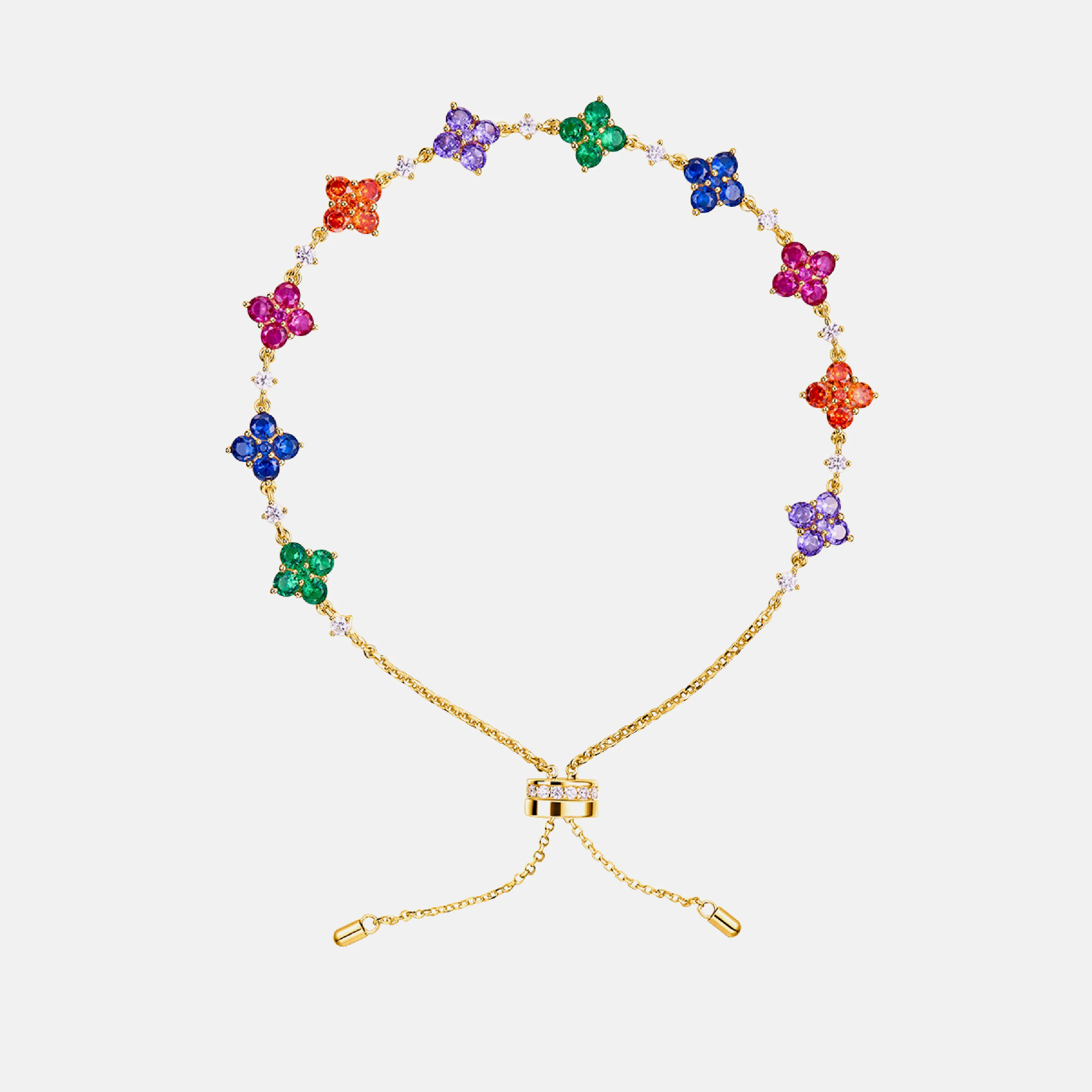 BUTTERFLY LOVERS CLOVER BRACELET