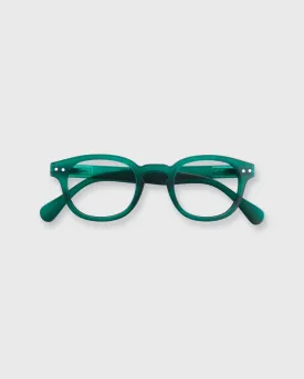 #C Reading Glasses in Green