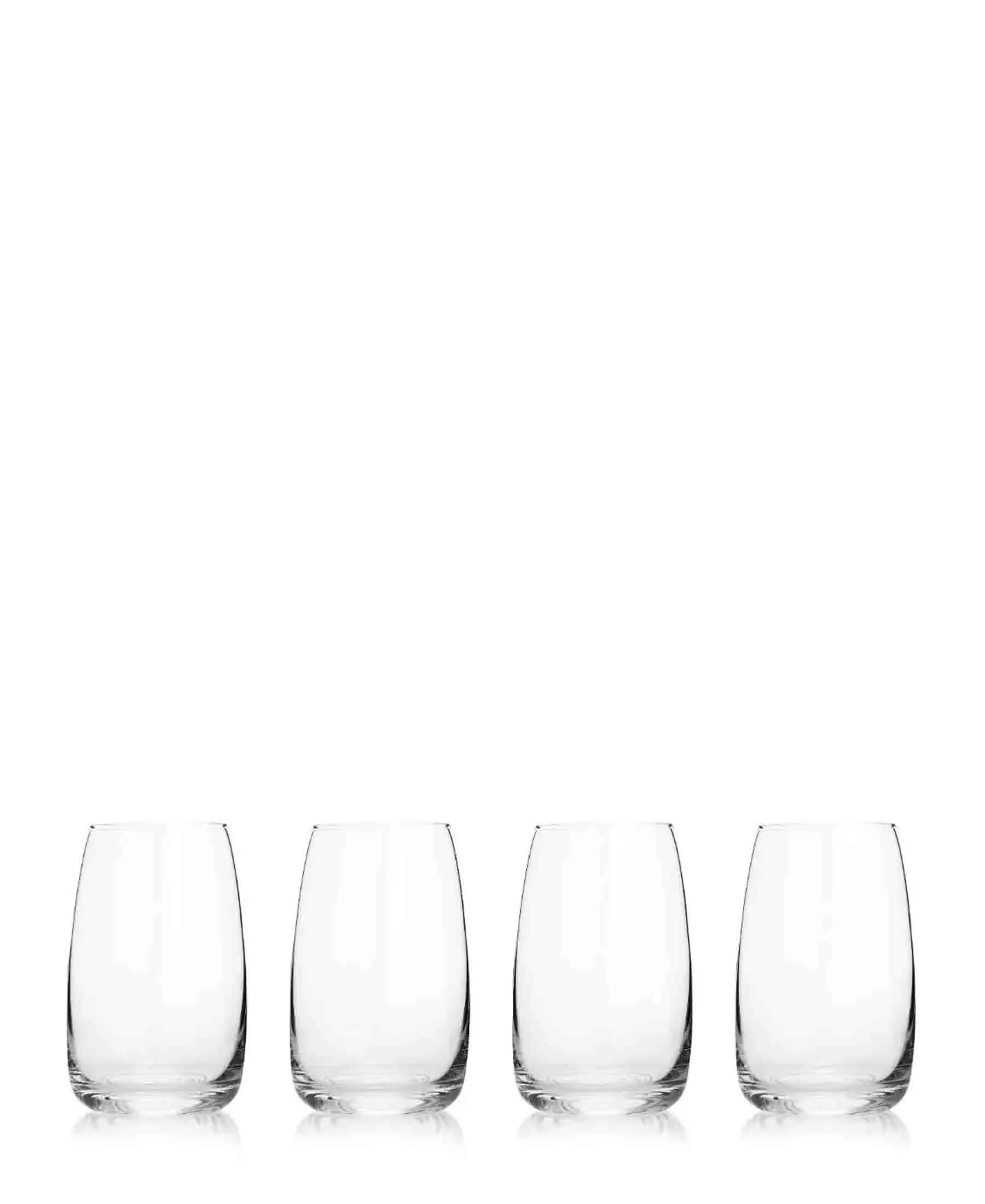 Carrol Boyes 4 Piece Ripple Hiball Glass Set - Clear