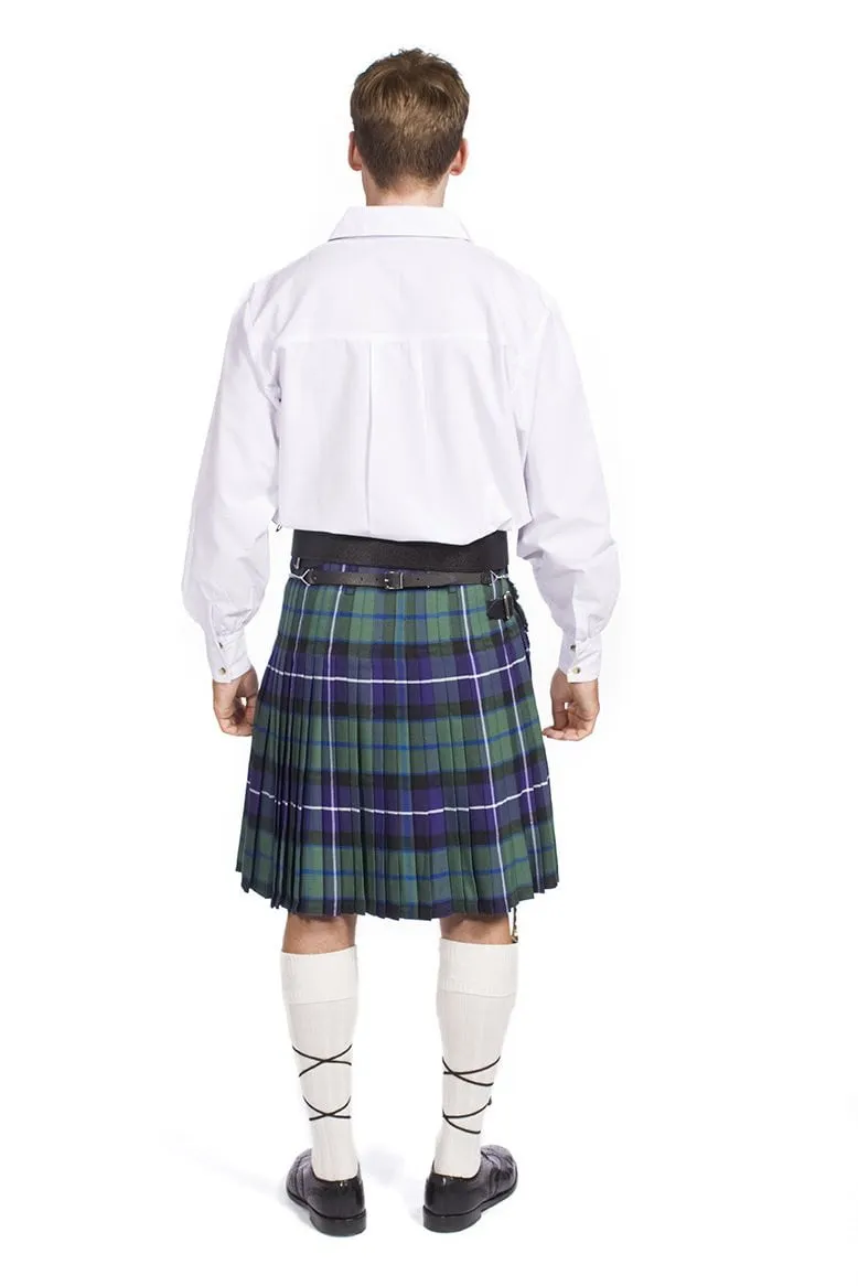 Casual 8 Yard Kilt Outfit -  8 Piece Package