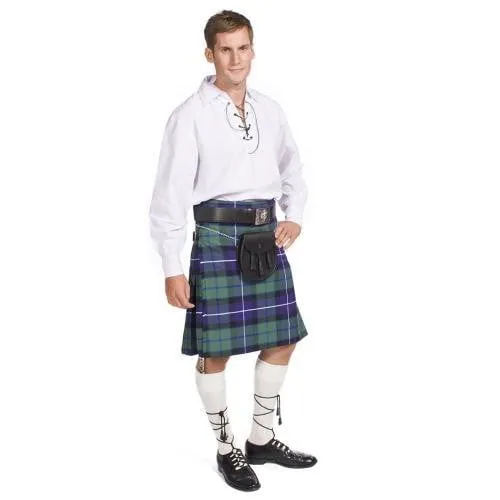 Casual 8 Yard Kilt Outfit -  8 Piece Package