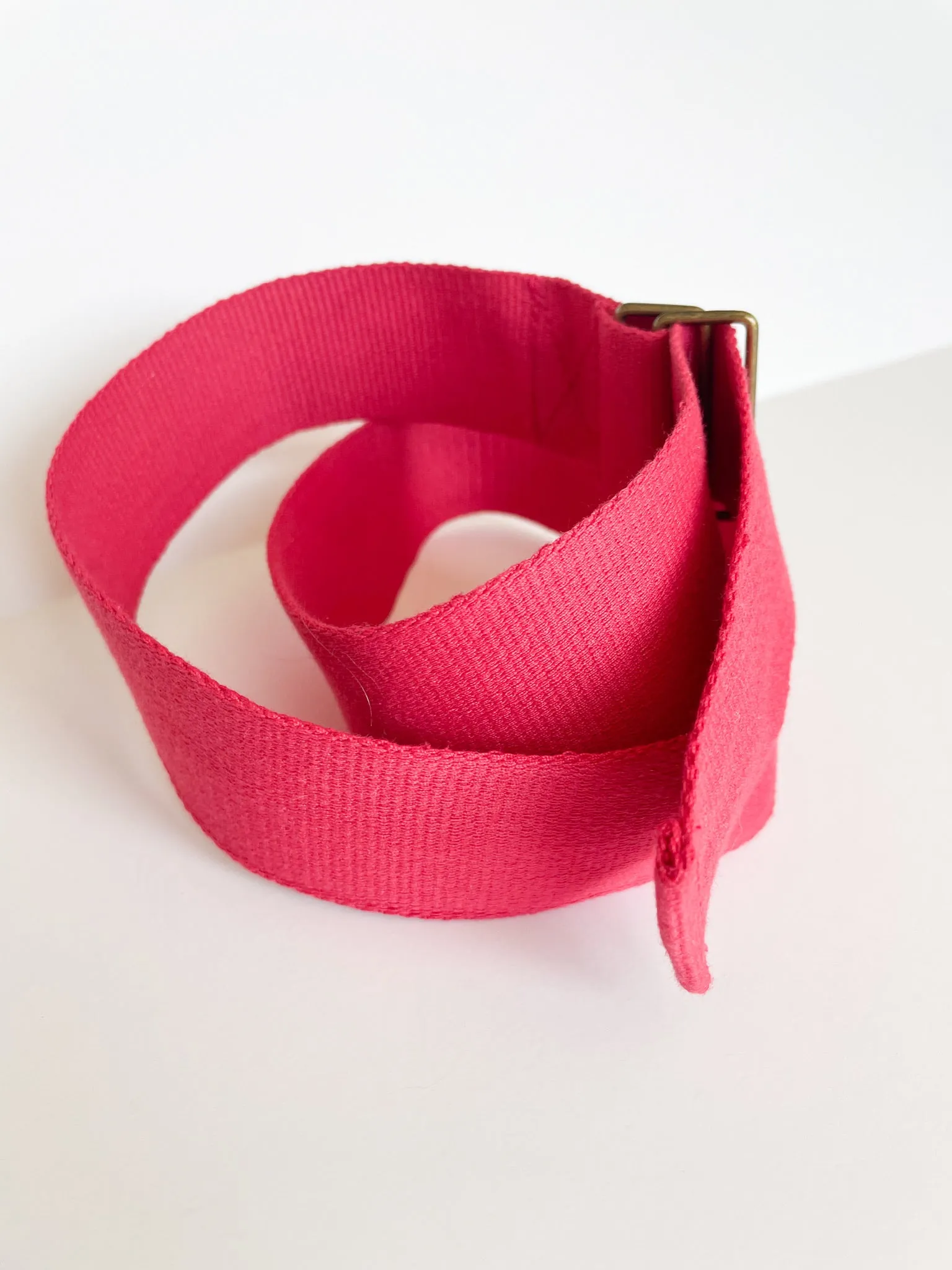 Cherry Red O-Ring Belt - S/M