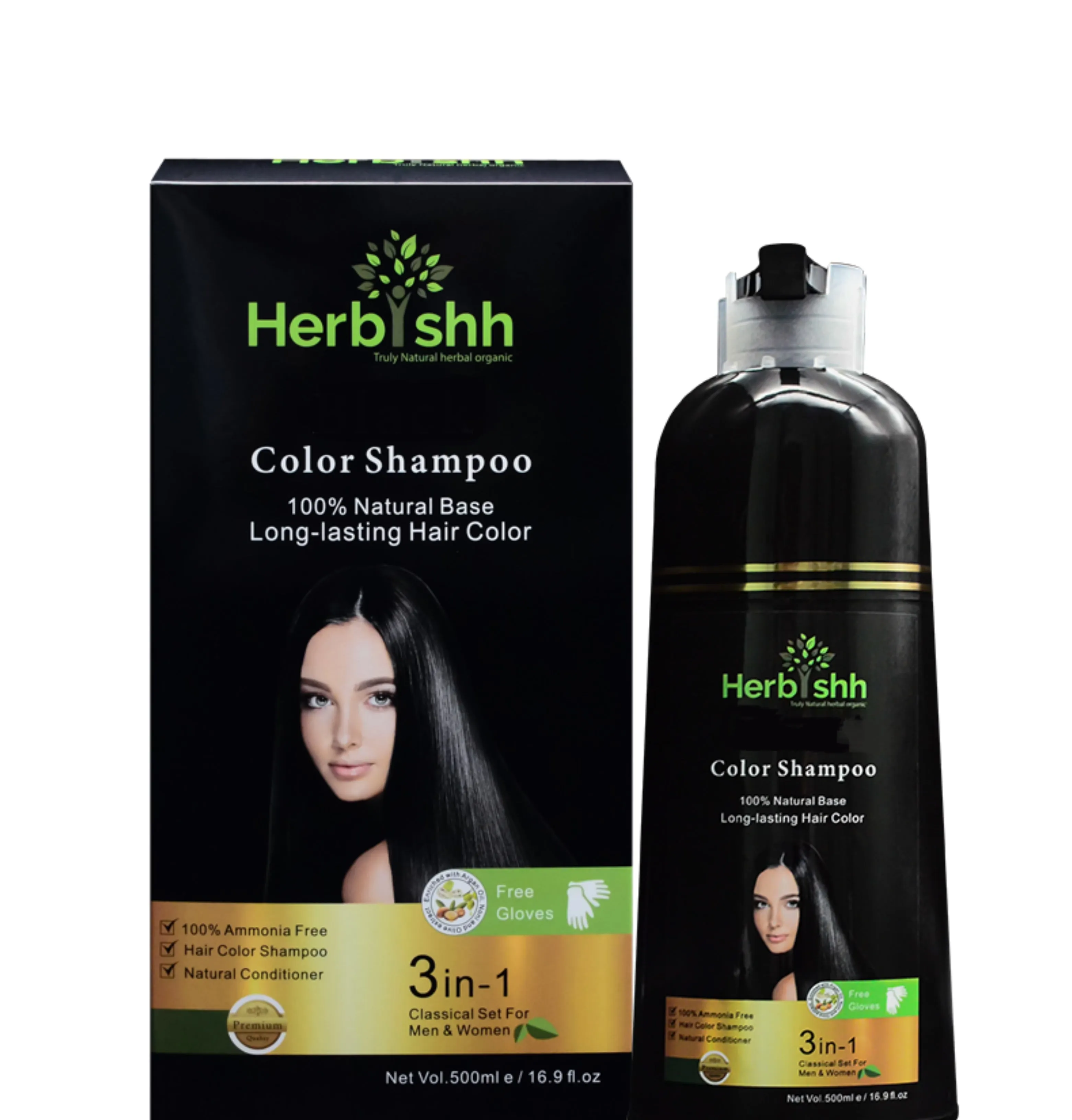 (Choose Red or Purple Shades) 3 pcs Color Shampoo   Free 1 pc Argan Hair Mask