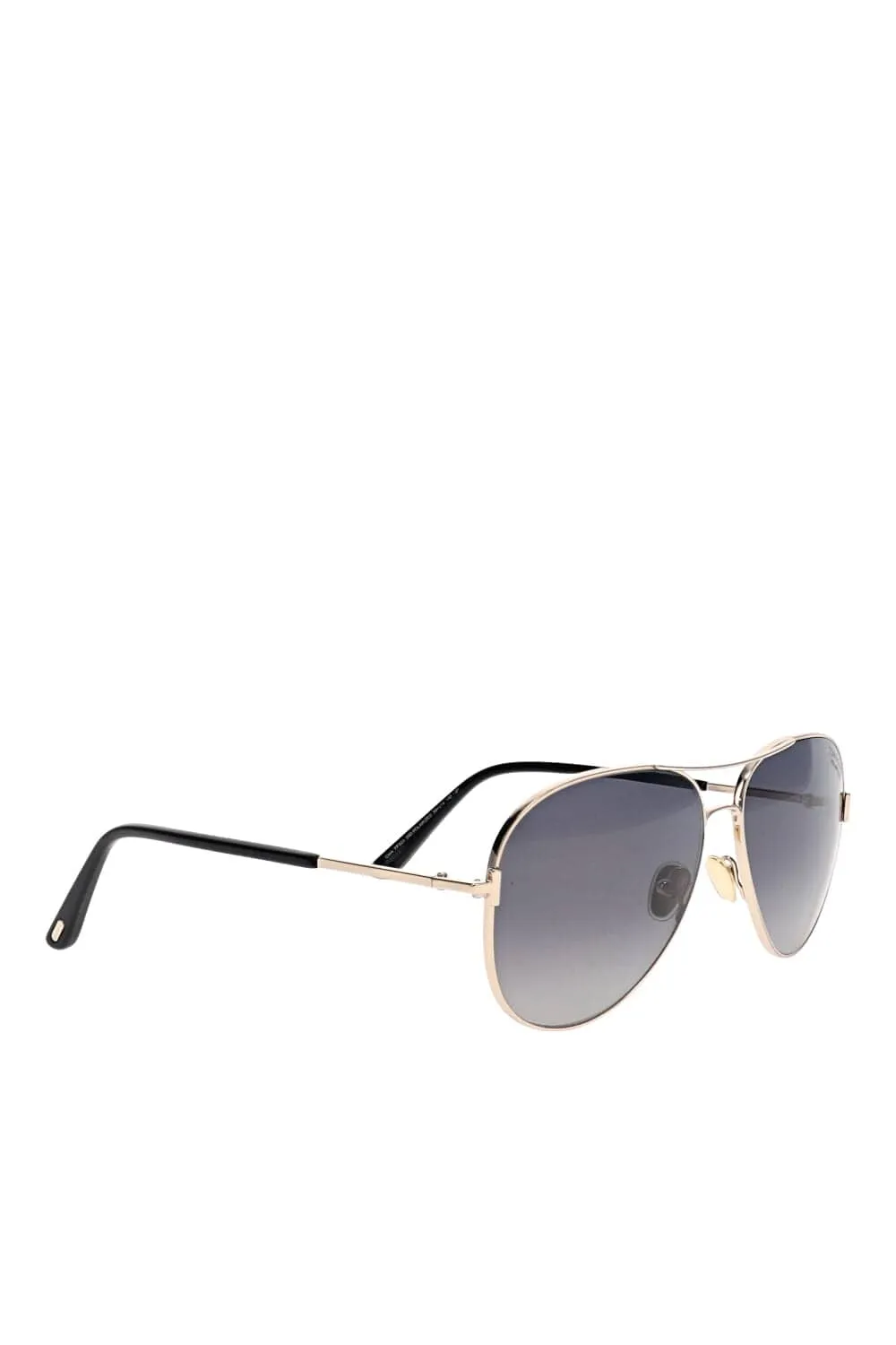 Clark Polarized Black Smoke Aviator Sunglasses