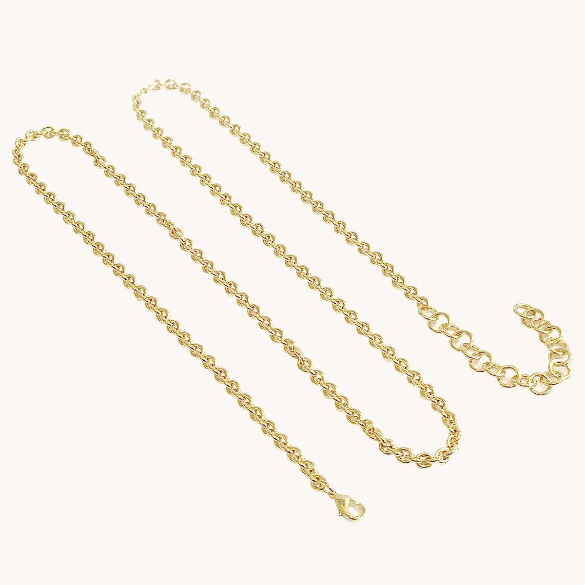 Classic Long Convertible Chain | Plated Brass