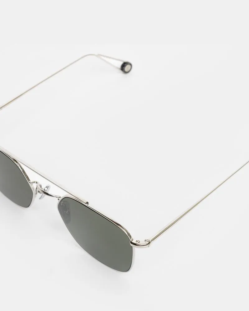 Concorde Sunglasses in White Gold