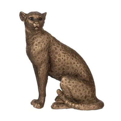 Copper Cheetah Ornament