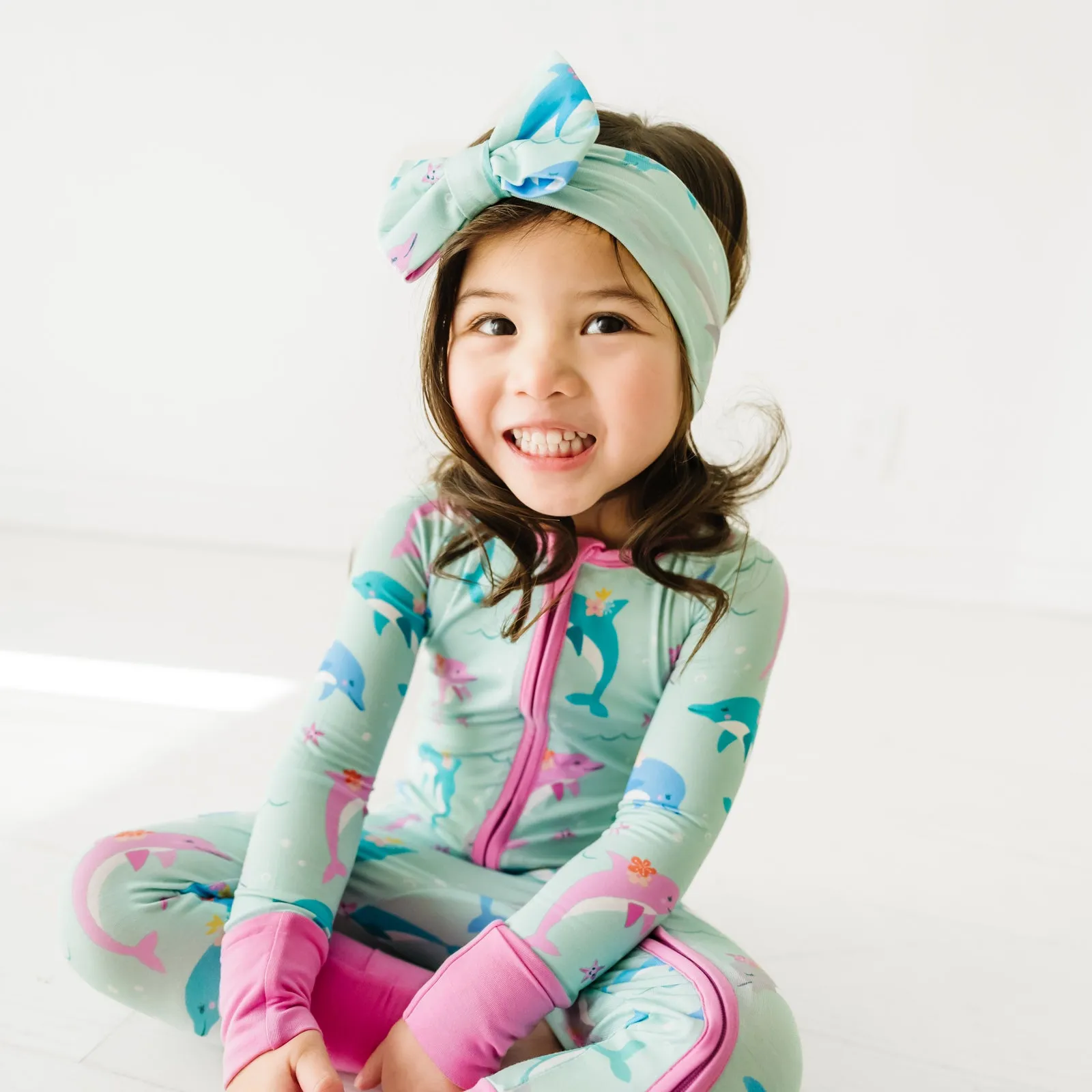 Dolphin Dance Luxe Bow Headband