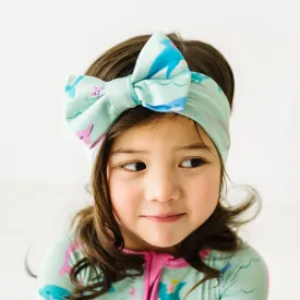 Dolphin Dance Luxe Bow Headband