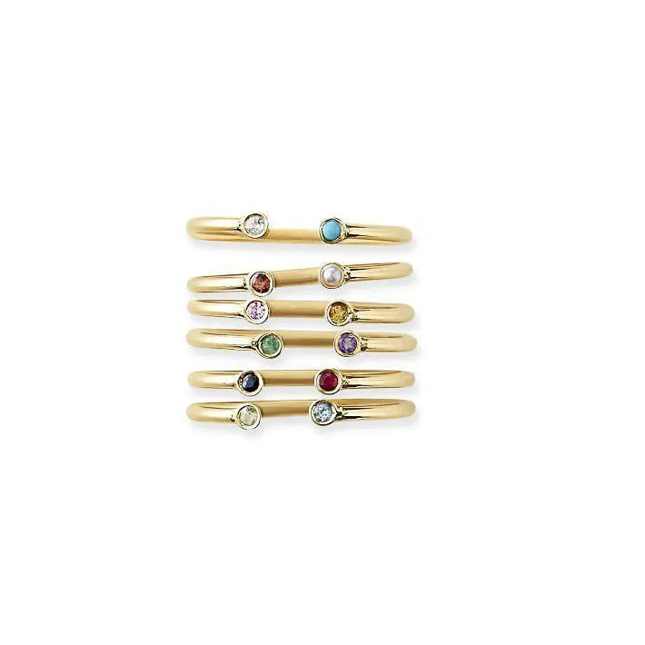 Dual Birthstone Ring