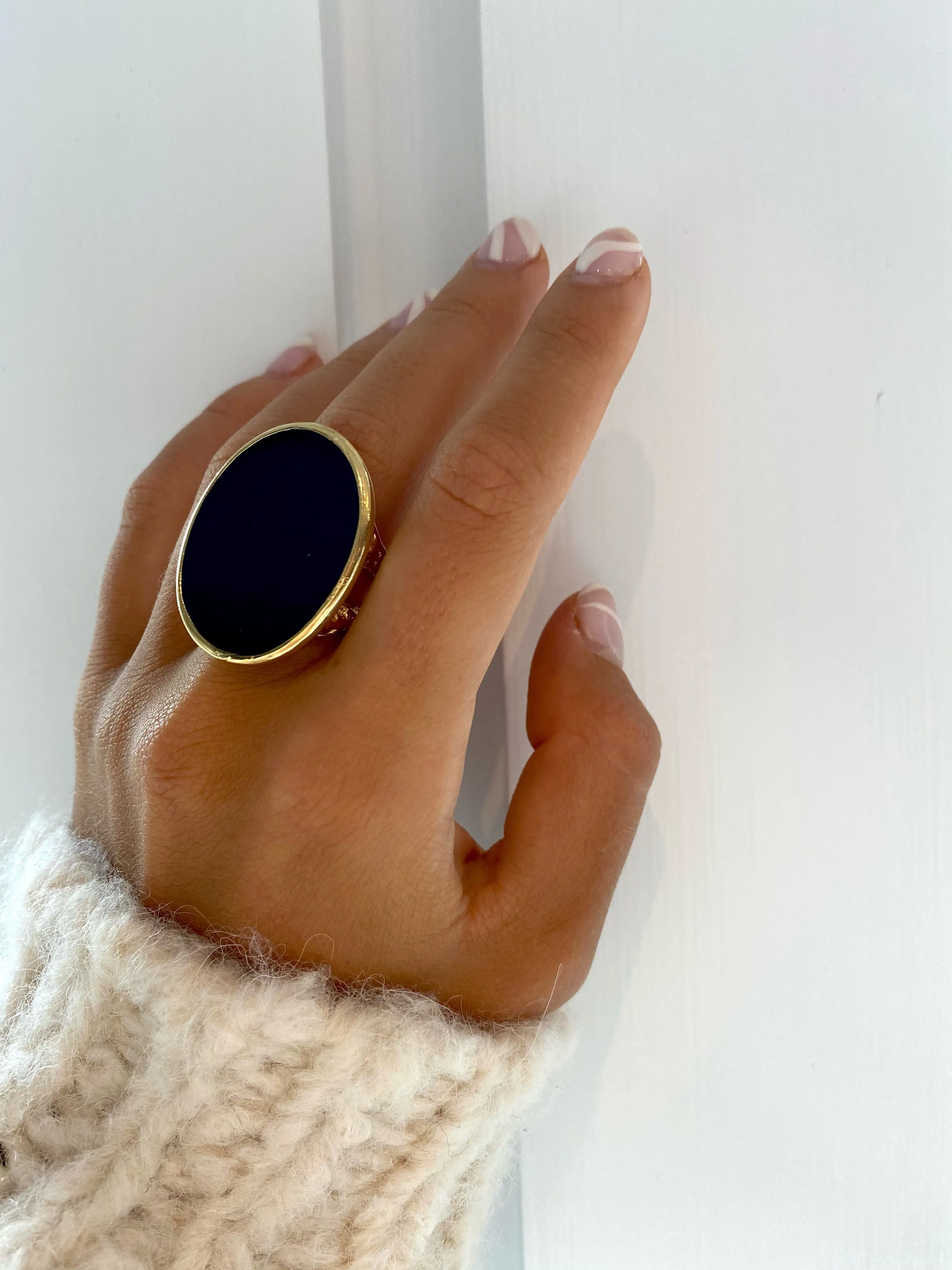 ELIZA OVAL PAINT RING