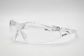 Eyres Terminator Clear Frame Clear Anti-Fog Lens Safety Glasses 102-OP-CLAF