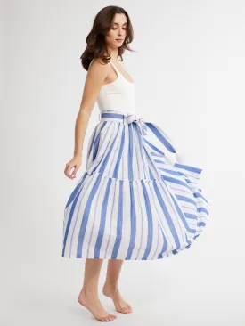 Françoise Skirt in Nantucket Stripe