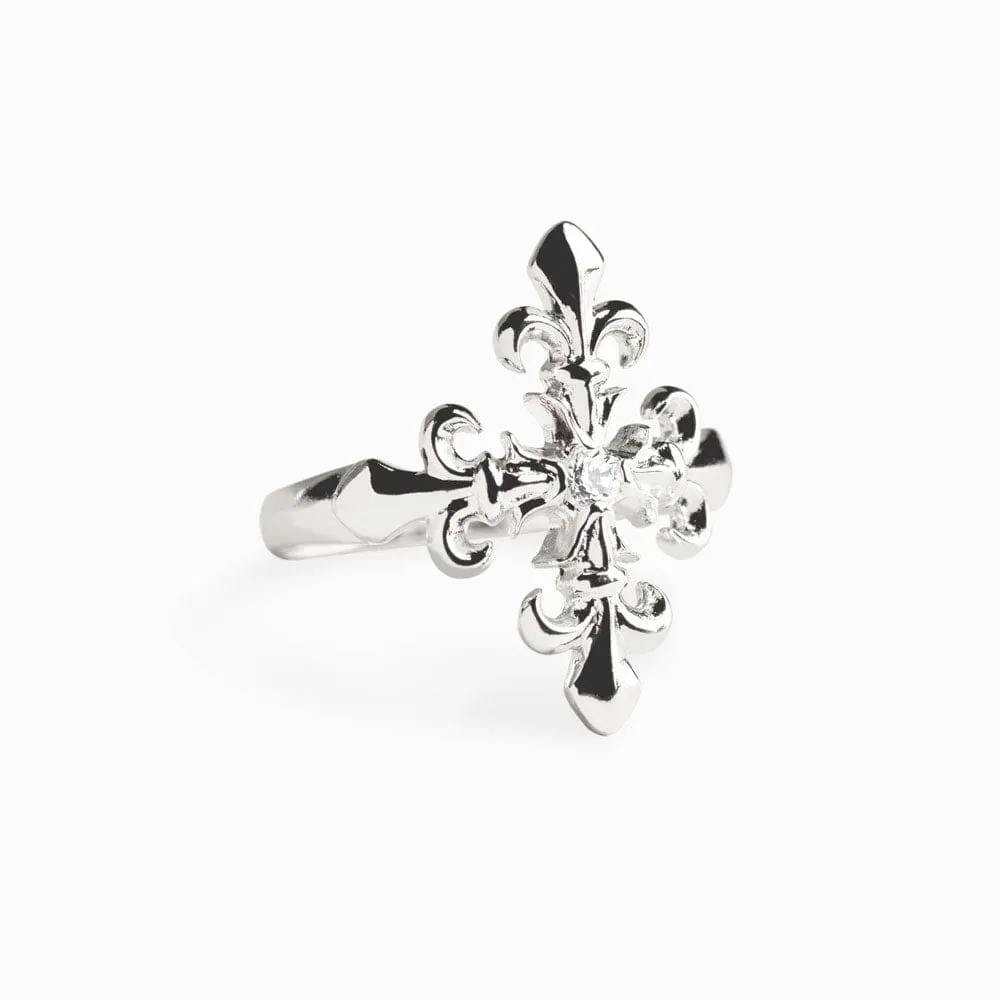 French Cross Statement Ring