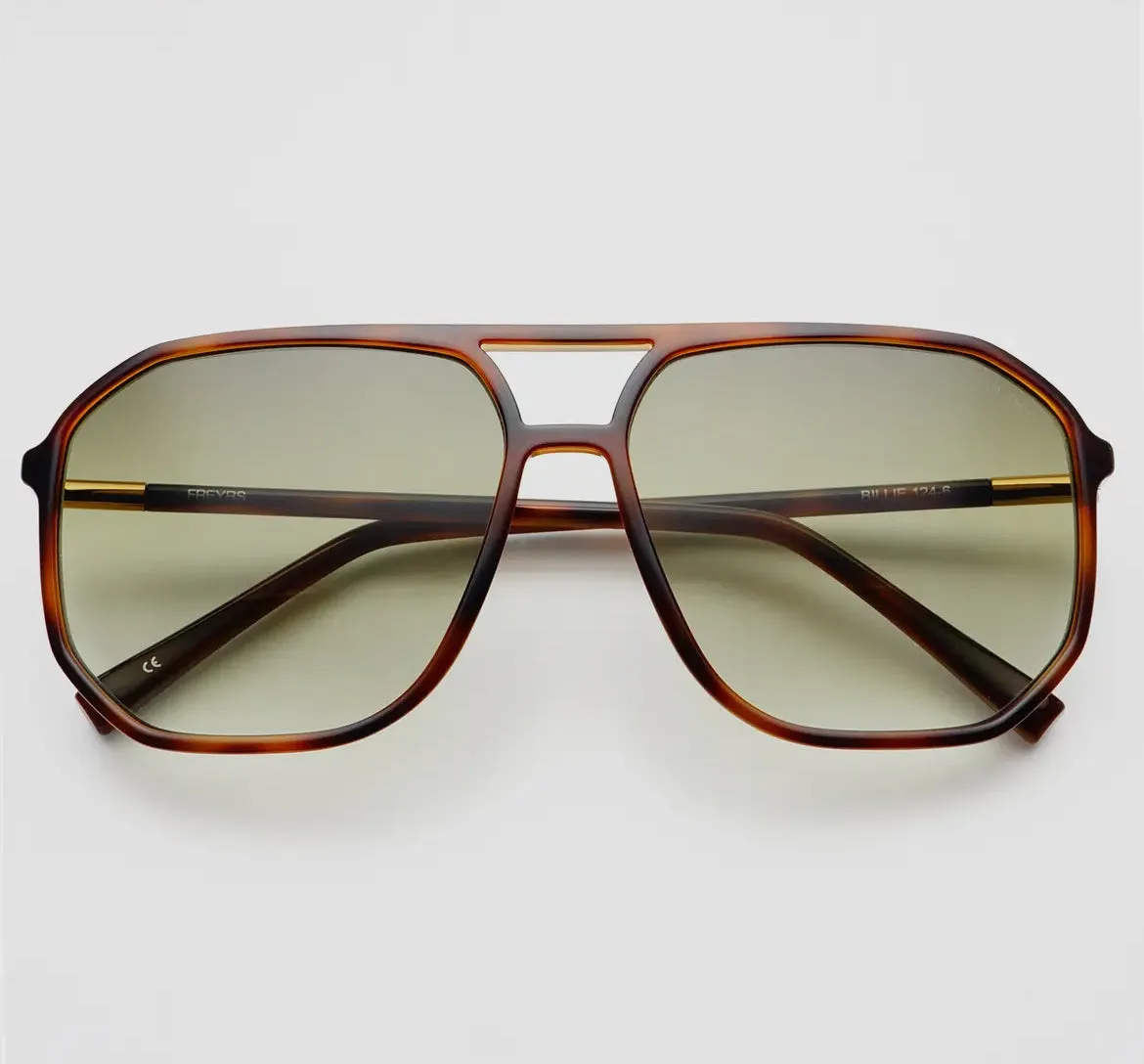 Freyrs Billie Tortoise/Green Sunglasses