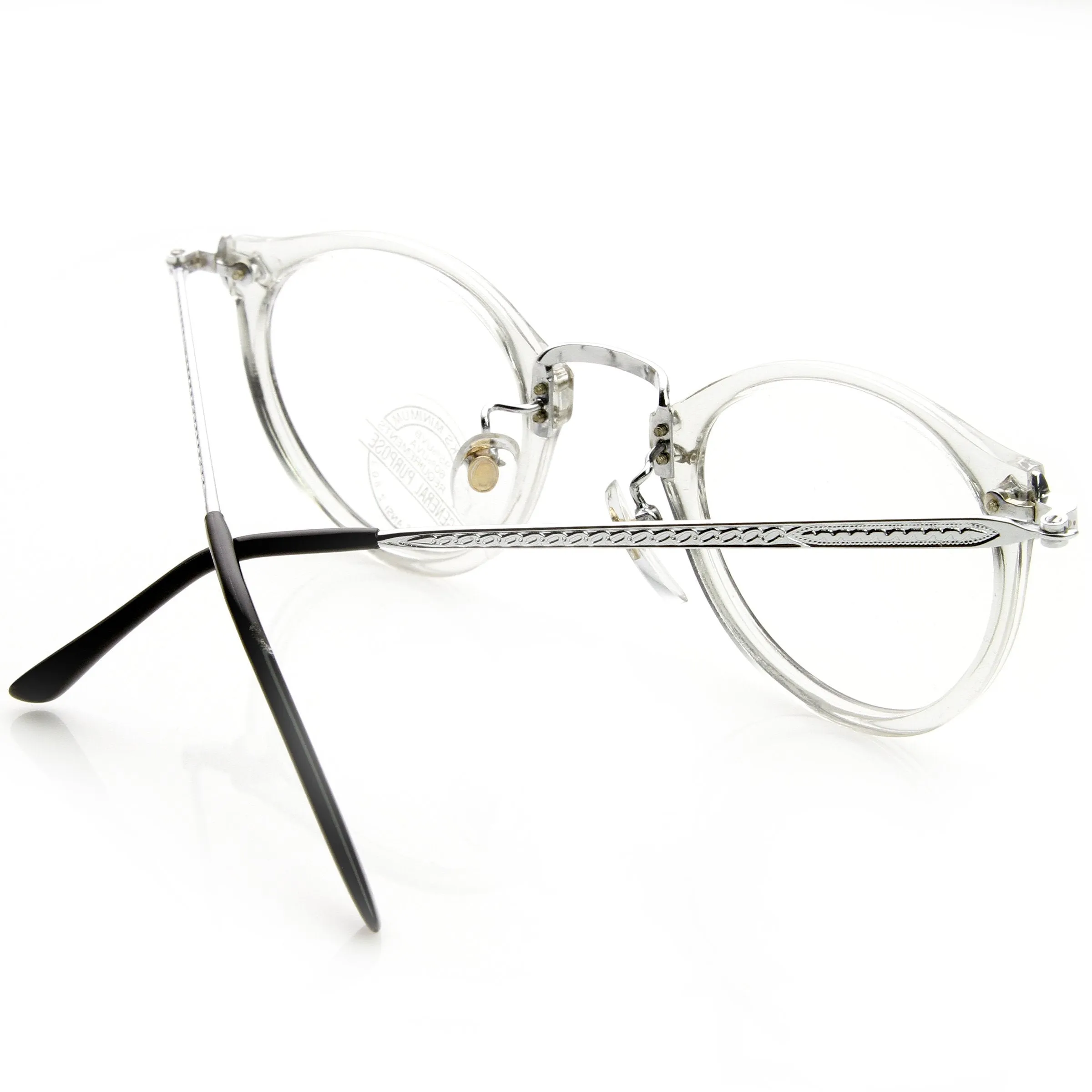 Genuine Vintage Deadstock Horned Rim Clear Lens Glasses