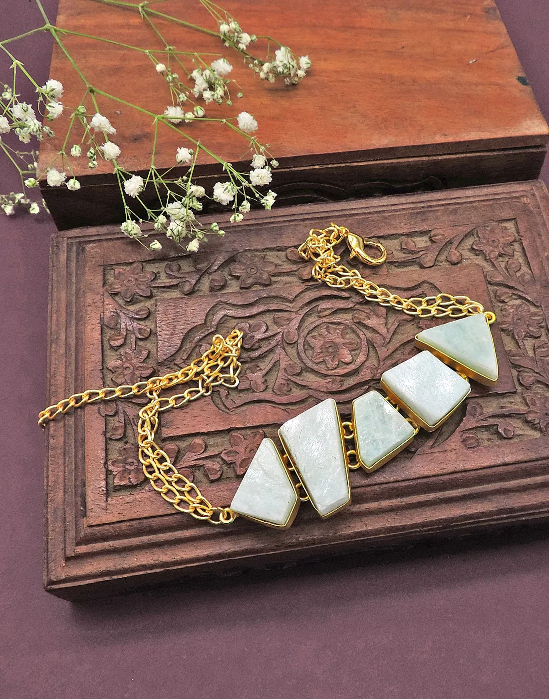 Geometric Amazonite Necklace