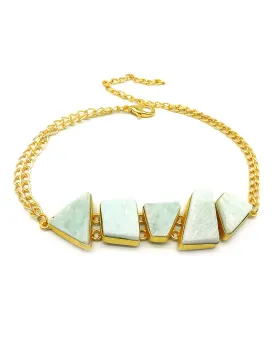 Geometric Amazonite Necklace