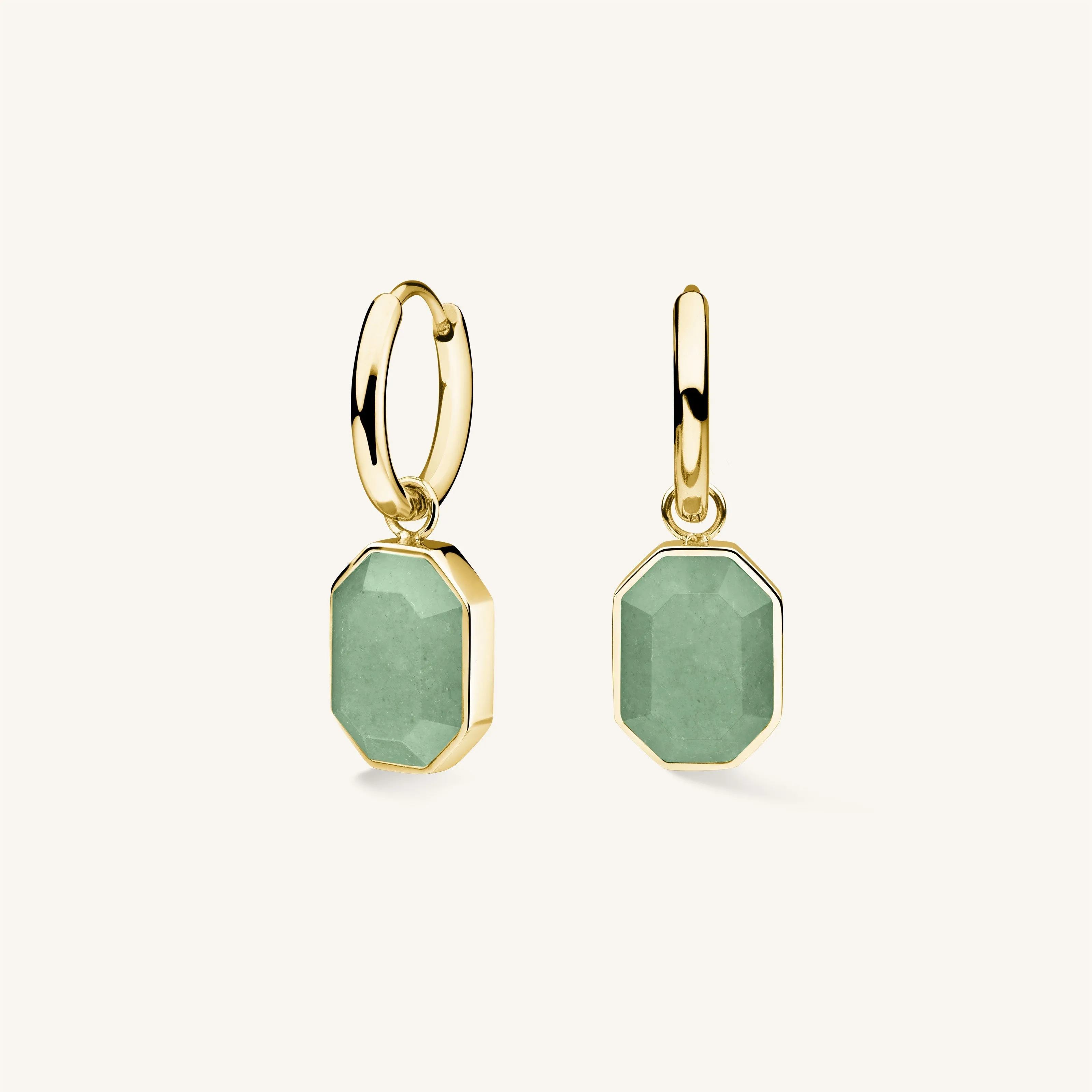 Geometric Gemstone Earrings