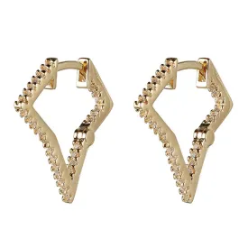 Geometric Huggie Earring