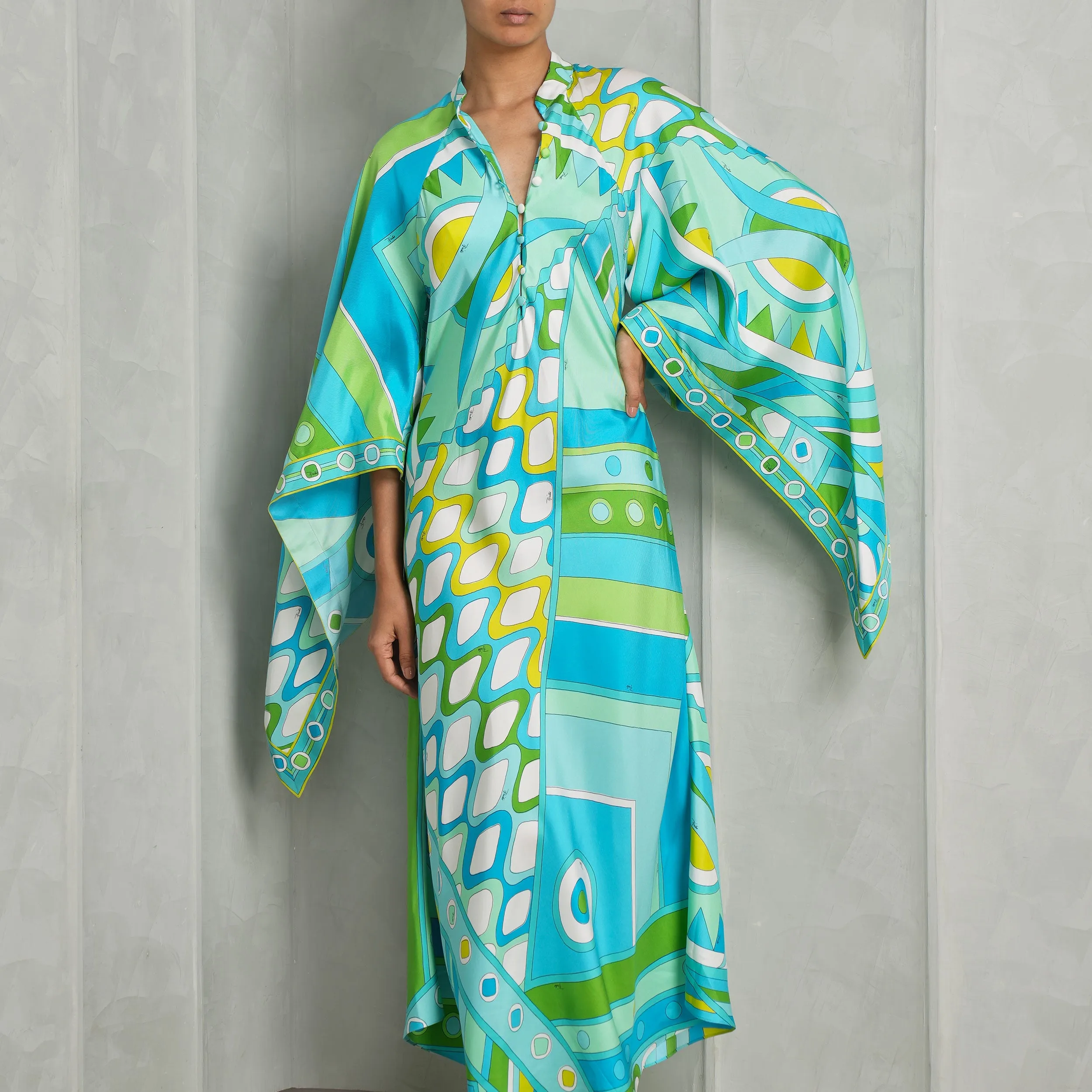 Geometric Printed Kaftan