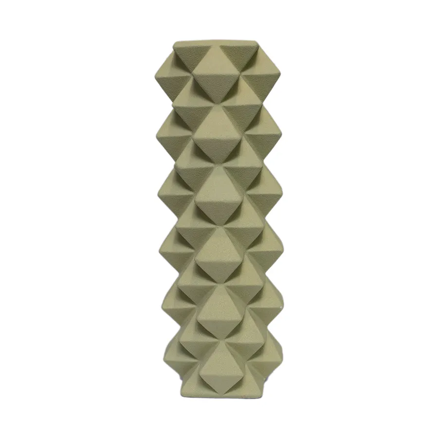 Geometric Vase Green