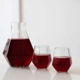 Geometric Wine Glasses (Set of 2)