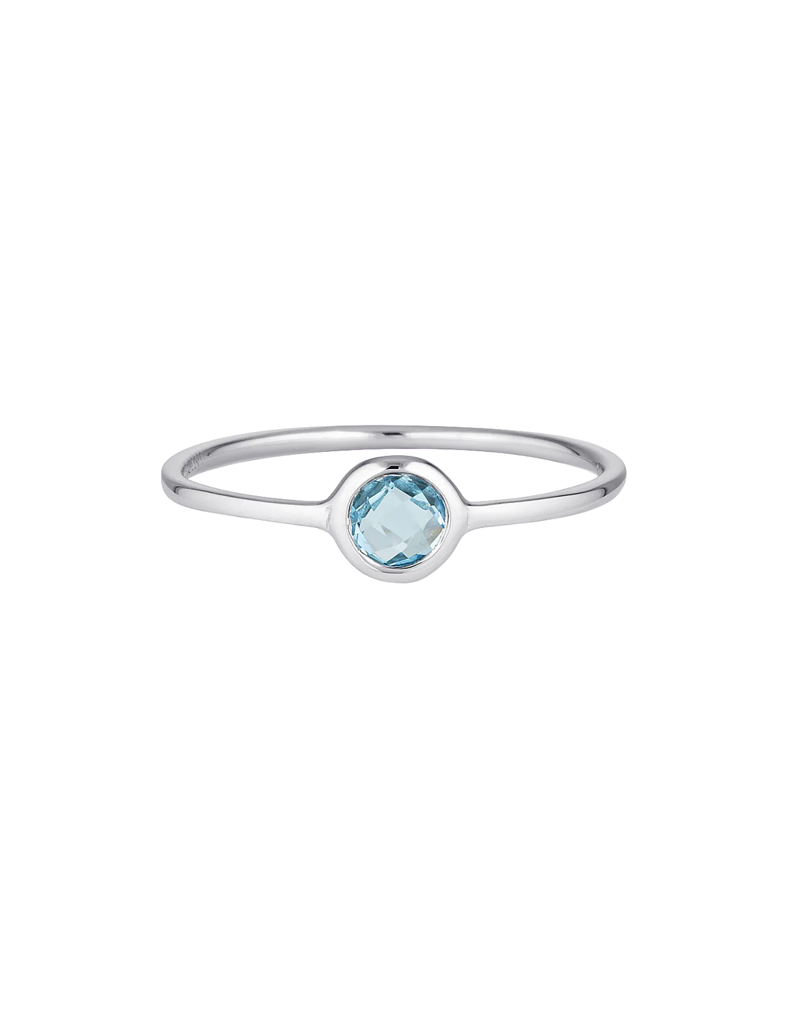 Georgini Eos Ring w/ Blue Topaz - Silver