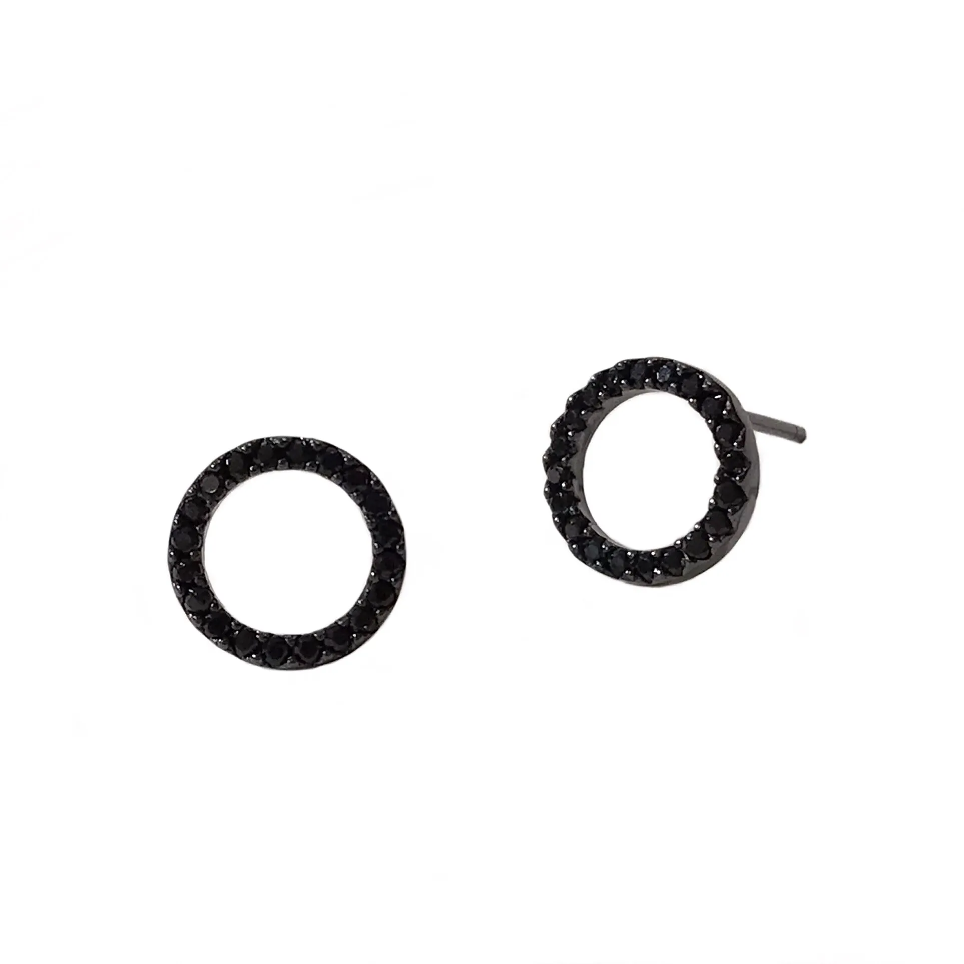 Geovana Circle Sparkle M Studs