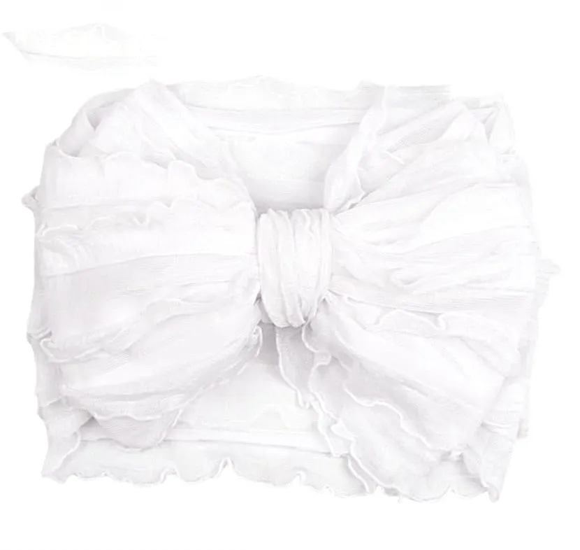 Girls Chiffon Oversize Bow Headband