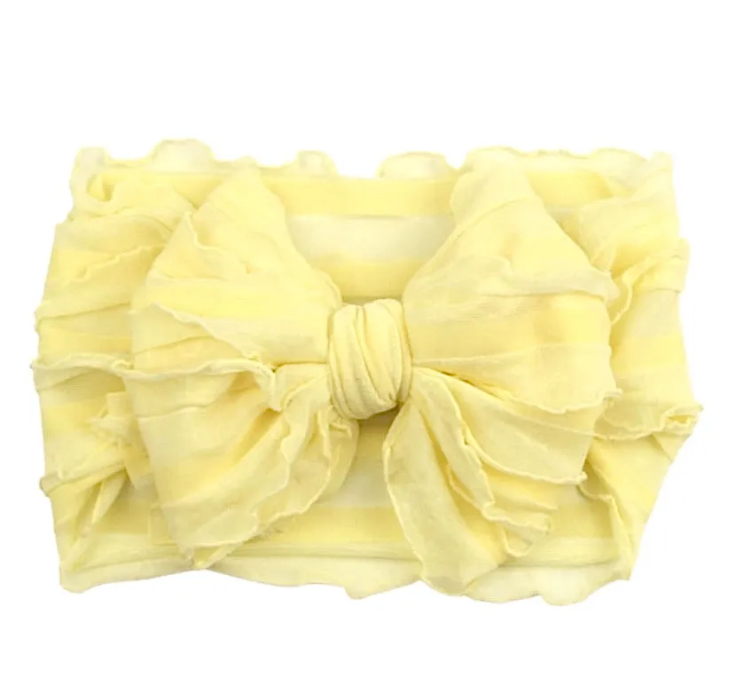 Girls Chiffon Oversize Bow Headband