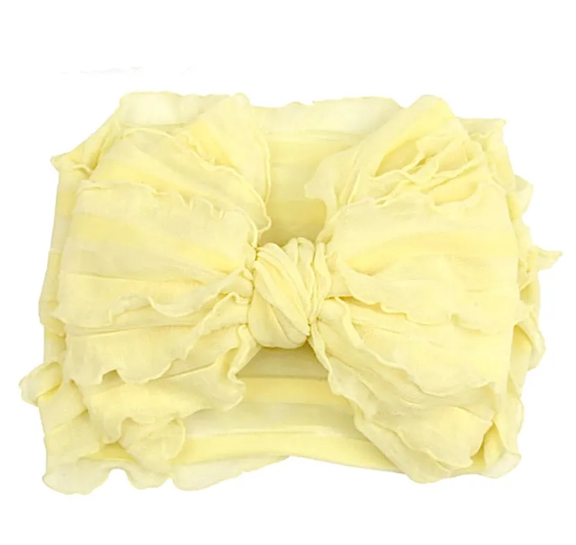 Girls Chiffon Oversize Bow Headband