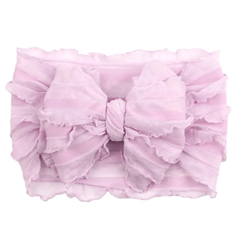 Girls Chiffon Oversize Bow Headband