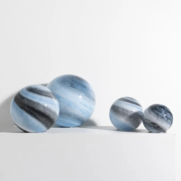 Glass Decorative Planet Ornament