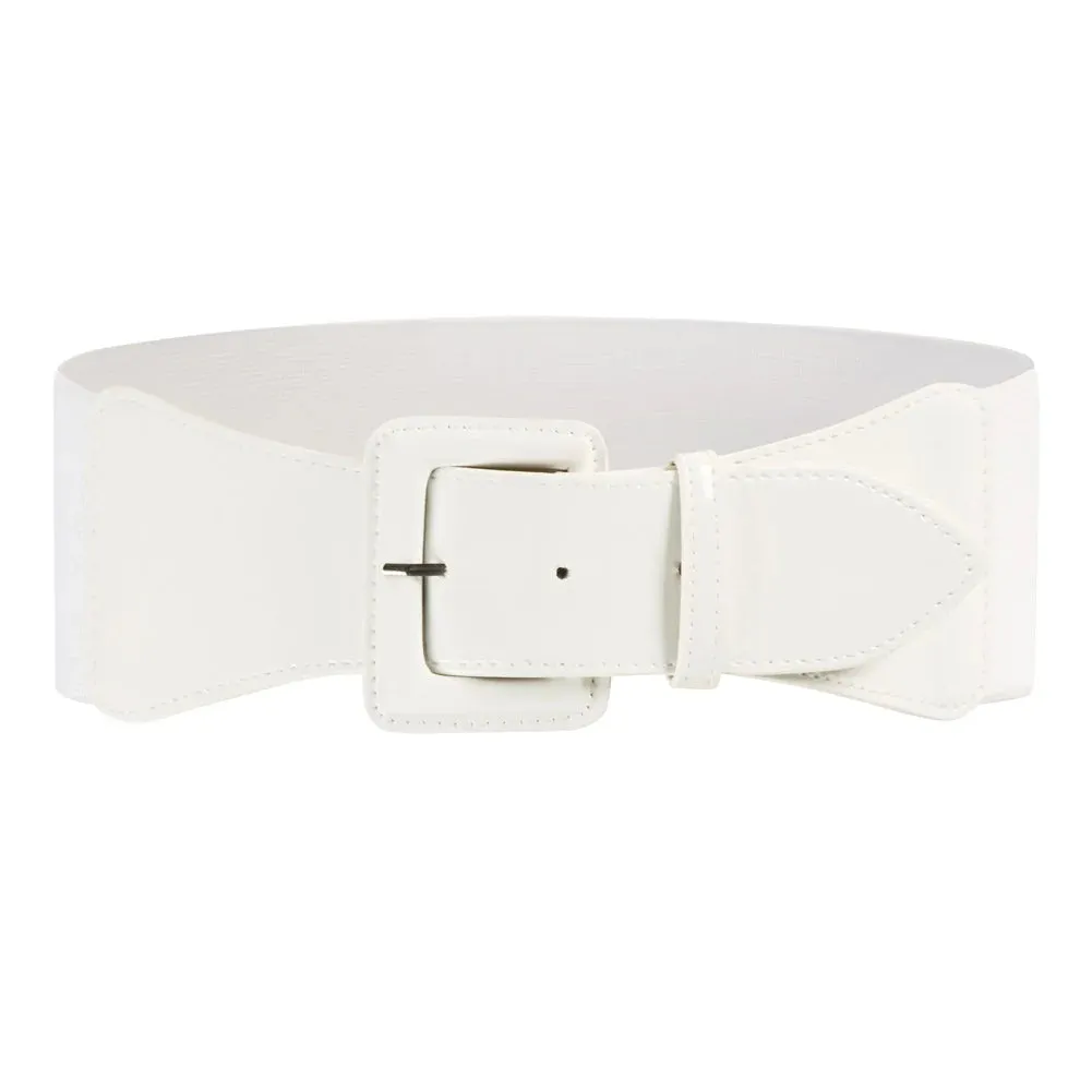 Grace Karin Women Classic Buckle Waistband Polyurethane Leather Patchwork Waist Belt