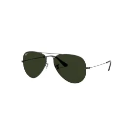 Gunmetal Aviator Sunglasses