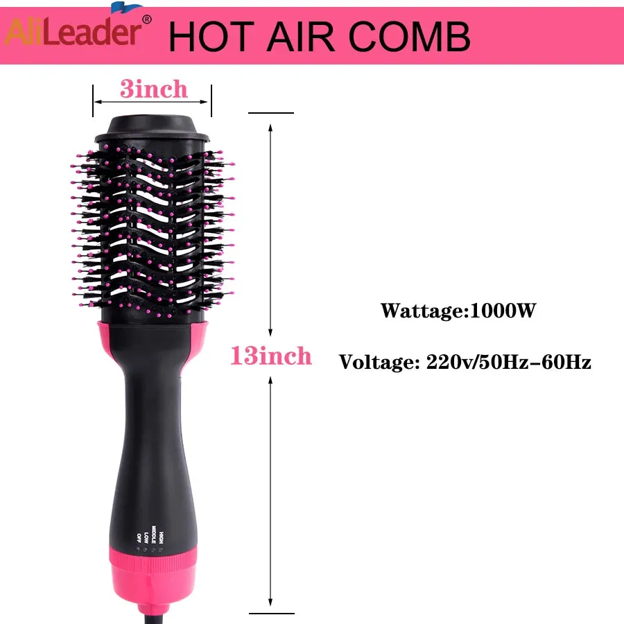 Hair Dryer Brush 4 In 1 One Step Volumizer Blow Dryer Brush Professional Hot Air Brush Negative Ion Anti-Frizz For Drying