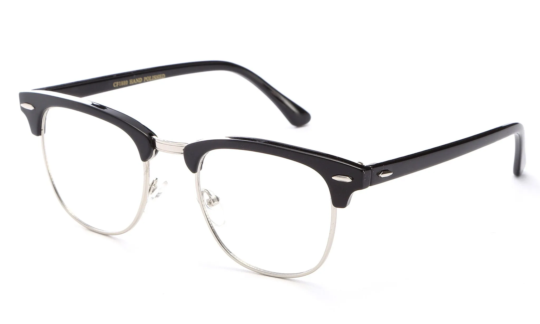 Half Frame Reading Glasses Fashion Semi Frame Reading Glasses for Men Retro