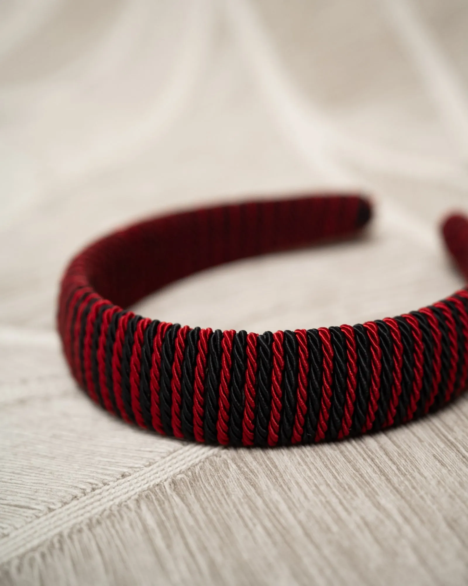 Headband Stripy Mystic Red