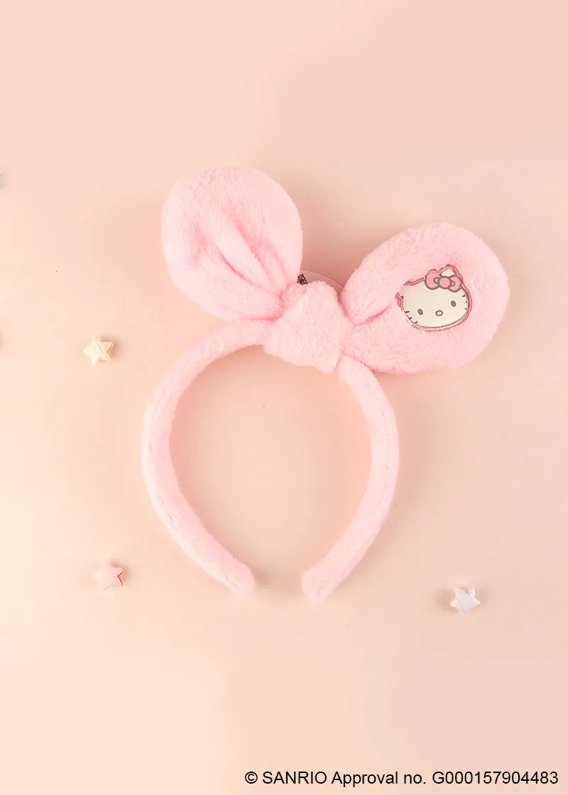 Hello Kitty & Friends fluffy cosmetic headbands - MINISO x SANRIO