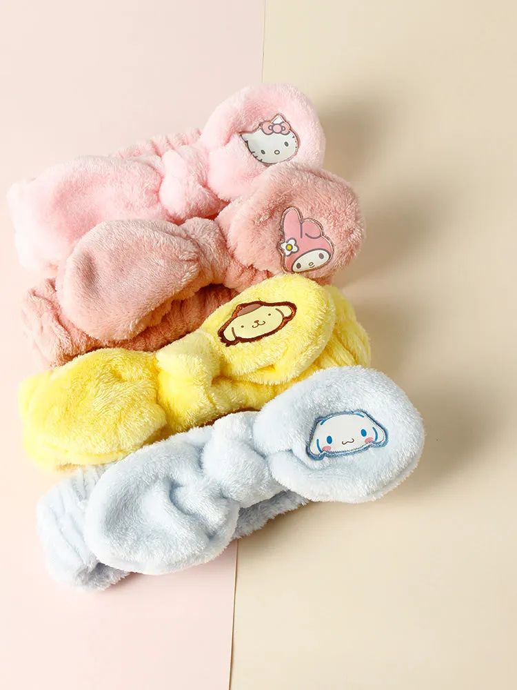 Hello Kitty & Friends fluffy cosmetic headbands - MINISO x SANRIO