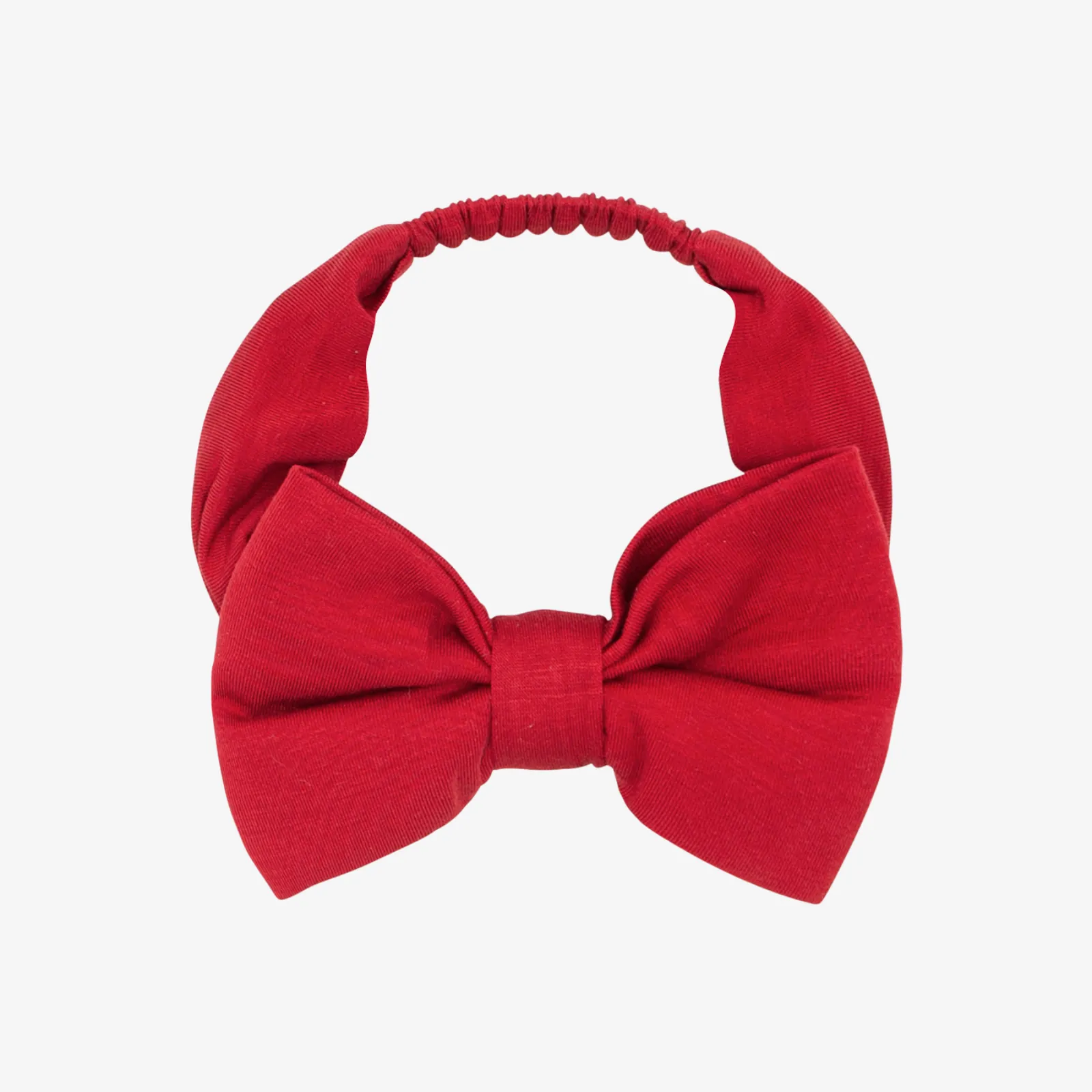 Holiday Red Luxe Bow Headband