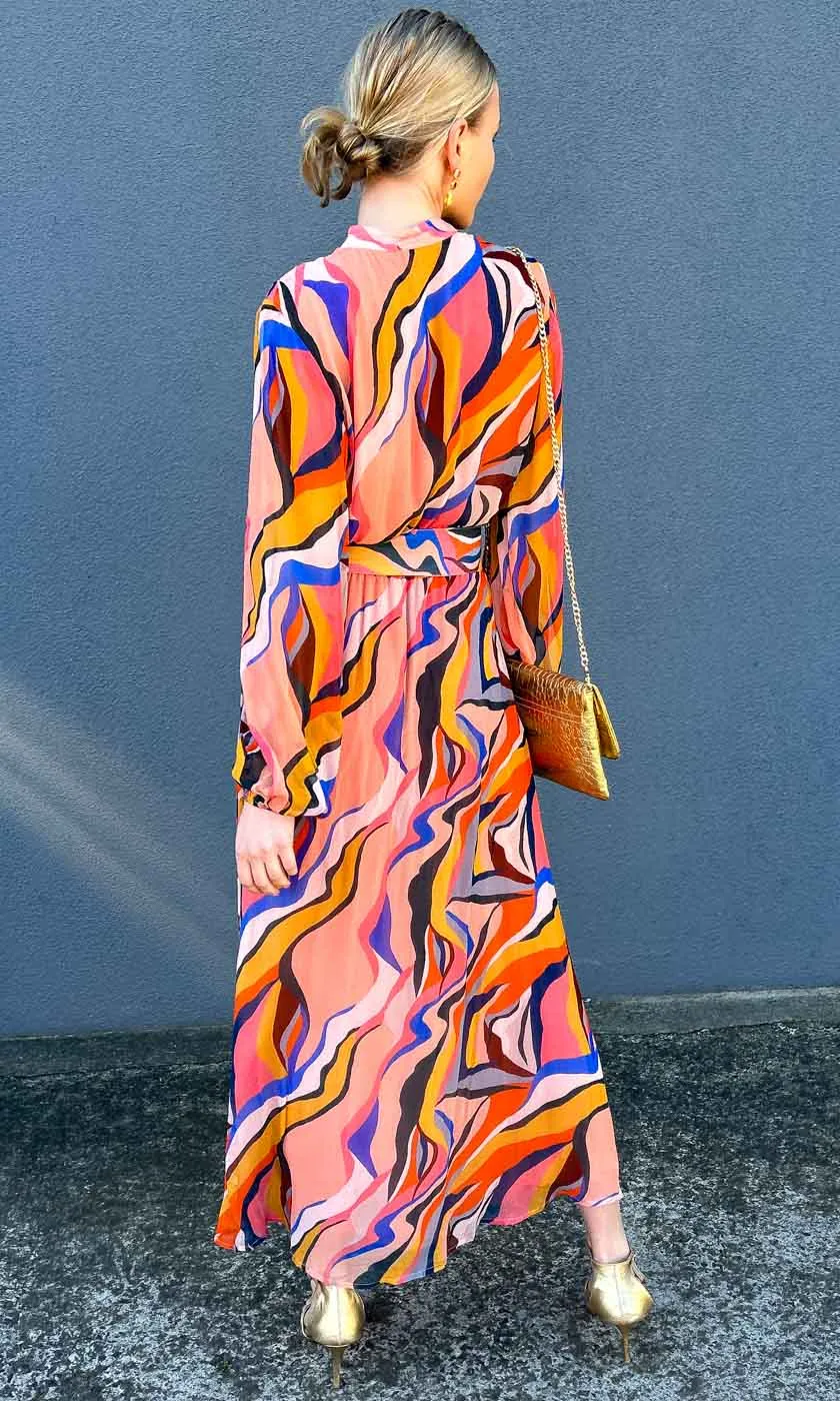 HOSS Decade Dress - Multi colour