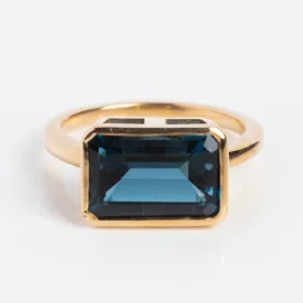 Jojo London Blue Topaz Ring