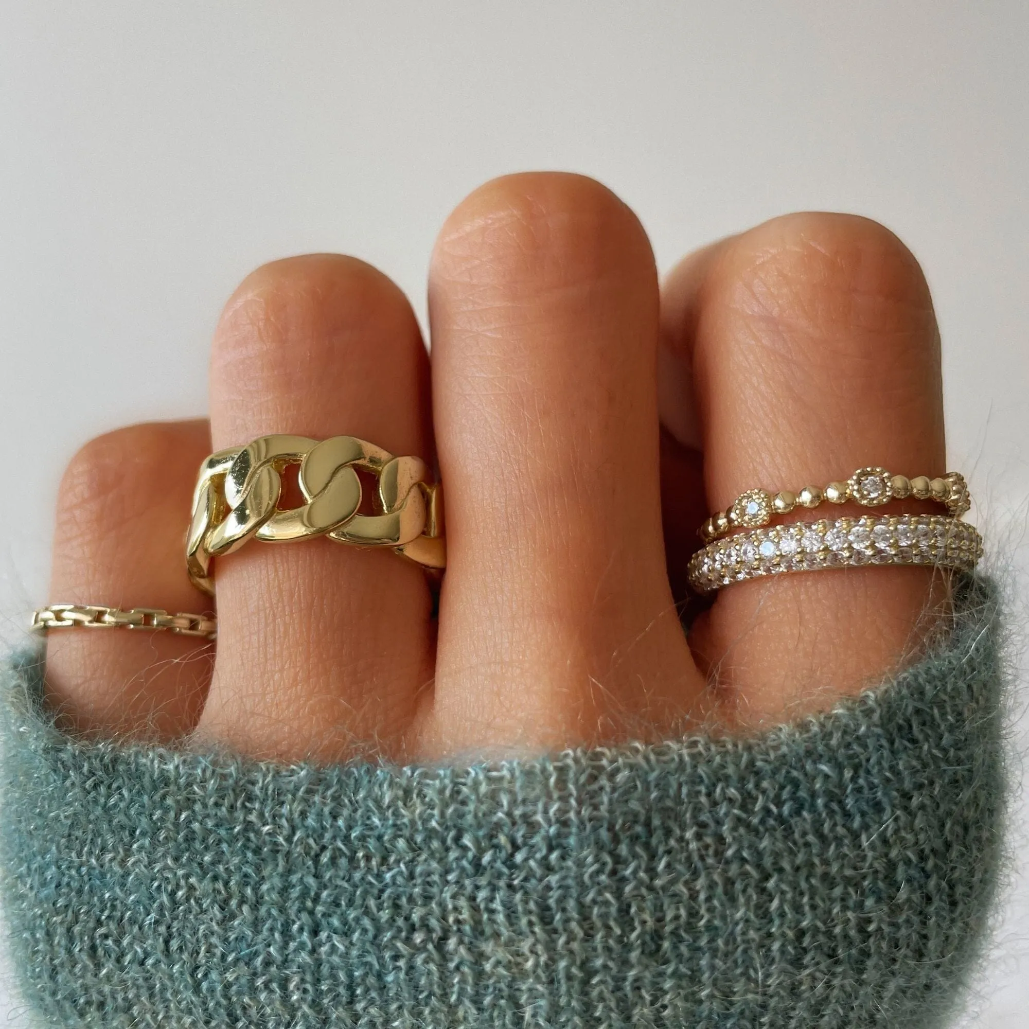 Landel chunky chain ring