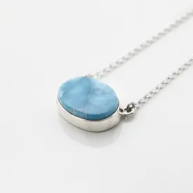 Larimar Oval Necklace