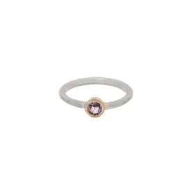 Light Violet Spinel stacker ring