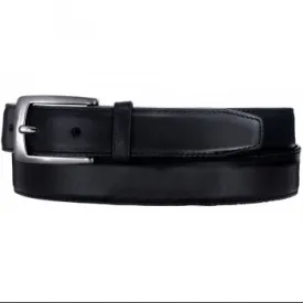 Men's Brighton | Norton Dress Satin Buckle Belt | Black