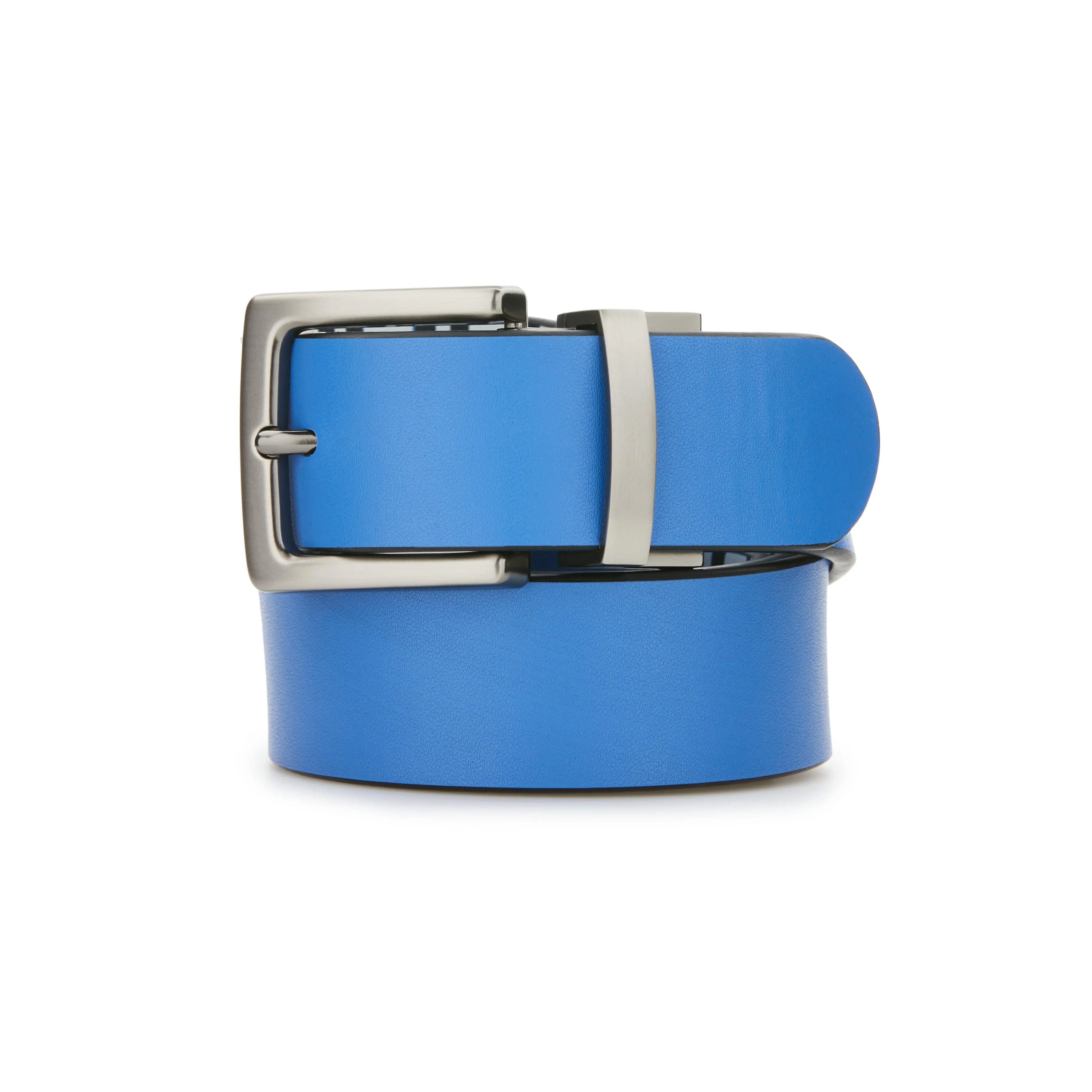 Micro-Pinball Reversible Leather Belt