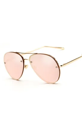 MIRROR TONE ROSE GOLD AVIATOR